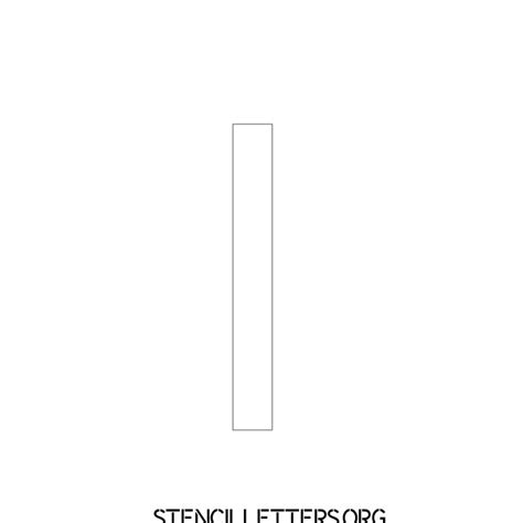 Classic Modern Free Printable Letter Stencils With Outline Cutout