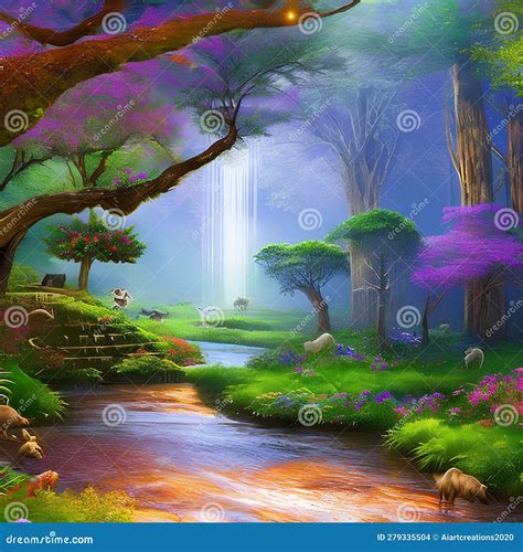 1519 Mystical Fantasy Land A Mystical And Enchanting Background