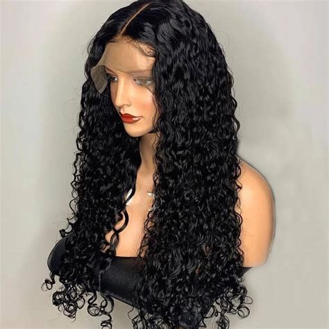 Brazilian Remy Curly 360 Full Lace Frontal Deep Part Human Hair Wigs For Black Women Preplucked