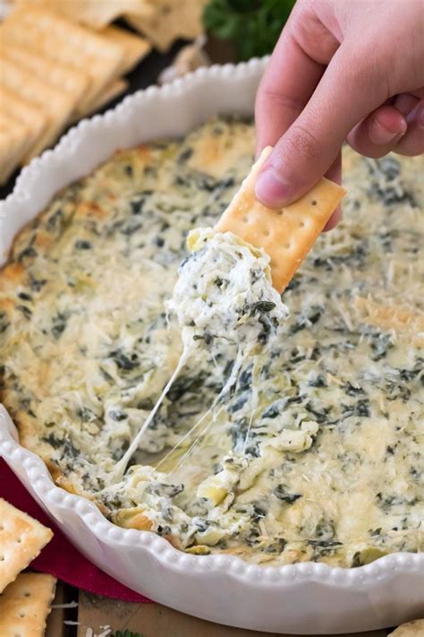 Simply The Best Spinach Artichoke Dip This Is A Creamy Easy Cheesy
