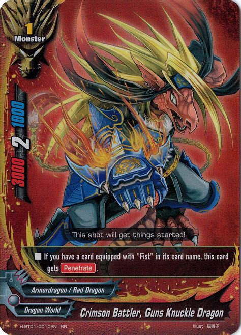 Imagen Crimson Battler Guns Knuckle Dragonpng Wiki Future Card
