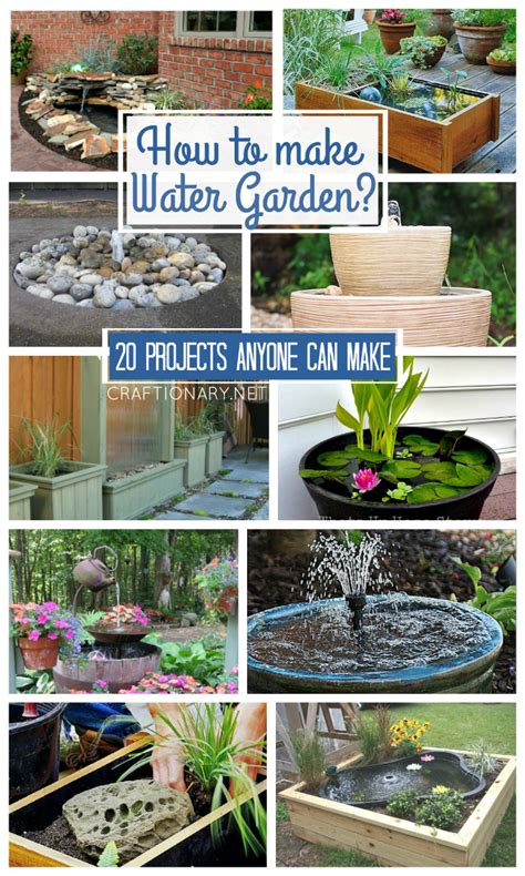 Diy Water Gardens Anyone Can Make With Easy Tutorials