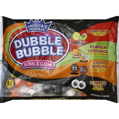 Dubble Bubble Bubble Gum Assorted Packaged Candy Market Basket