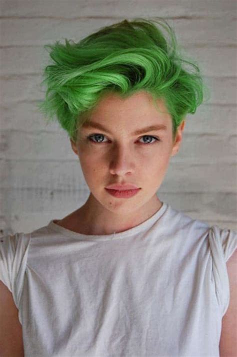 15 Bold And Vibrant Lime Green Hair Color Ideas