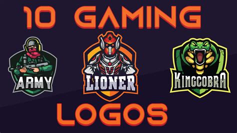 10 Awesome Gaming Logo Templates For Free Enzeefx