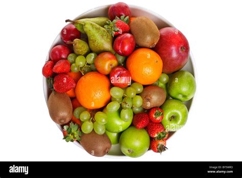 Fruit Bowl Isolated Hi Res Stock Photography And Images Alamy