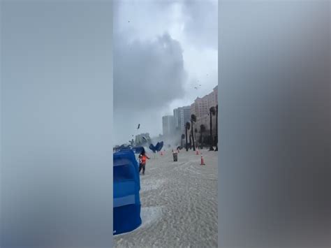 Hurt By Flying Debris After Waterspout Moves Ashore On Clearwater Beach Internewscast Journal