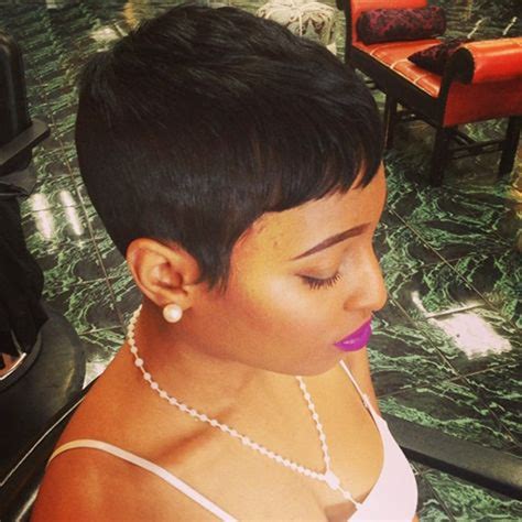 African American Short Black Pixie Cut Wig Human Brazilian
