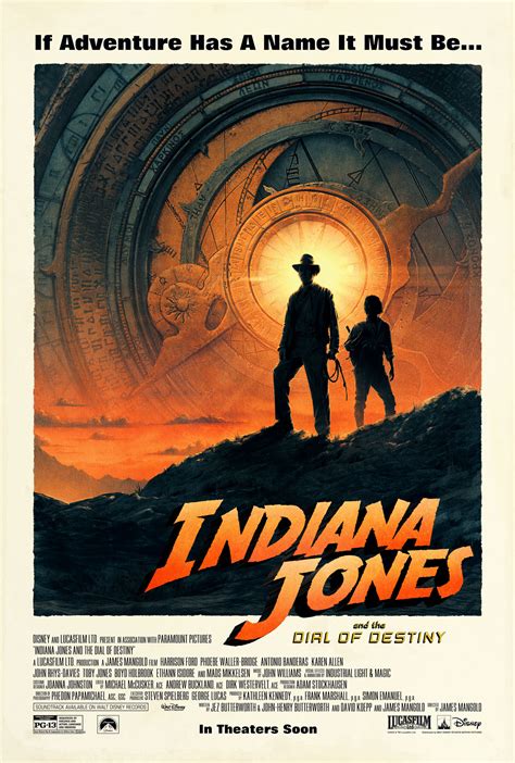 Indiana Jones And The Dial Of Destiny Promotional Poster Indiana Jones Photo Fanpop