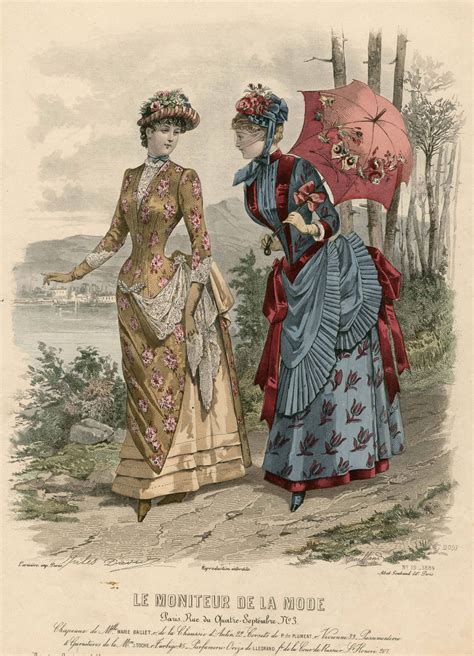 Le Moniteur De La Mode 1884 Fashion Plates Victorian Fashion