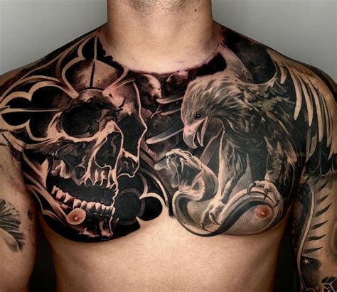 Chest Tattoos To Gawk At