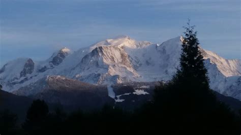 Le Mont Blanc Depuis Mon à Sallanches Mont Blanc Blanc