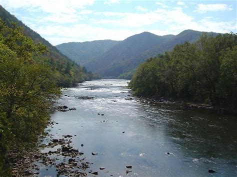 French Broad River The French Broad River Flows Through Hot Springs