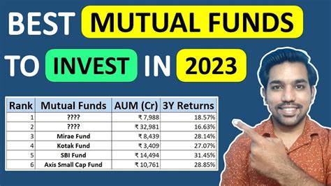 Best Mutual Funds For 2023 In India Top 6 Mutual Funds For Sip Hindi