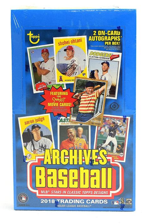 2019 topps series 1 mlb baseball enormous hta hobby factory sealed jumbo box with 460 cards & three(3) autograph or relic cards! 2018 Topps Archives Baseball Hobby Box | DA Card World