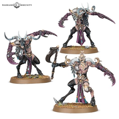 hedonites of slaanesh and daughters of khaine available now for pre order warhammer community