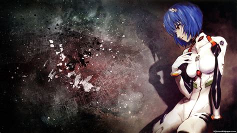 1920x1080 Resolution Blue Haired Anime Neon Genesis Evangelion Ayanami Rei Anime Hd