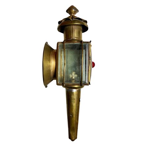 Antique Traditional Brass Carriage Lantern Oil Coach Light Etsy Denmark