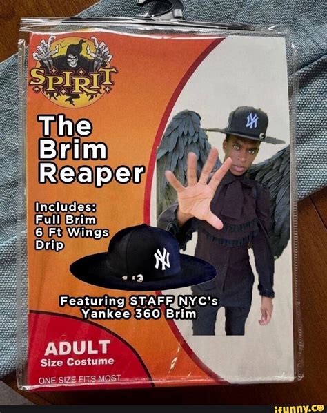 The Brim Reaper Includes Full Brim 6 Ft Wings Drip Featuring Staff Nyc