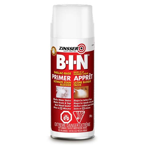 Zinsser Bin Shellac Based Ultimate Stain Blocker Spray Paint Primer
