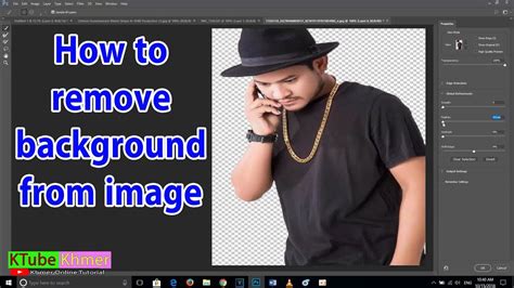 Photoshop Part 2 How To Remove Background From Image Khmer Tutorial