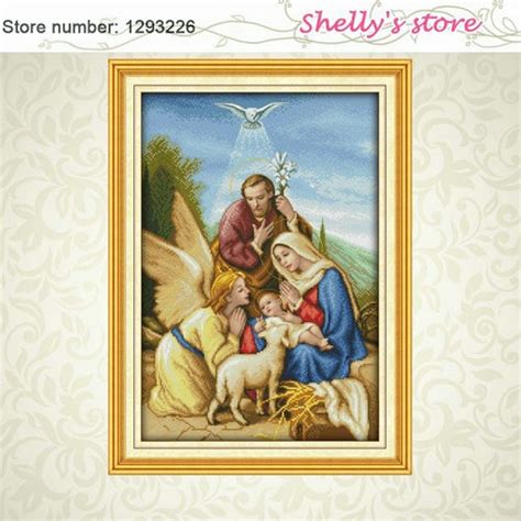 Angel Landing Jesus Christian Counted Or Stamped Cross Stitch 11ct 14ct