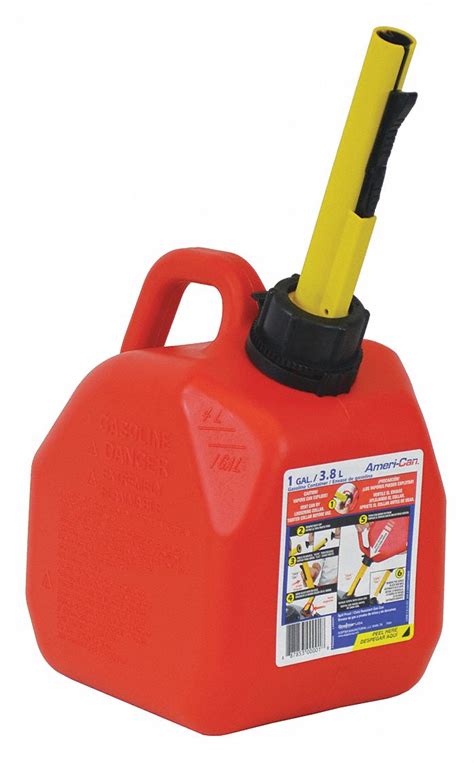 Gas lines, couplings, stiffeners, gas tape, spray primer, wall seal nuts, risers, gasline warning tape, connectors, gas valves, pipe joint compound, thread joint compound, pilot tubing, inverted compression nuts, mantles and gas globes. SCEPTER Gas Can, Plastic, 1 gal Capacity, 9-13/32" Height ...