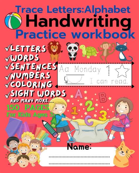 Buy Trace Letters Alphabet Handwriting Practice Workbook For Kids Age