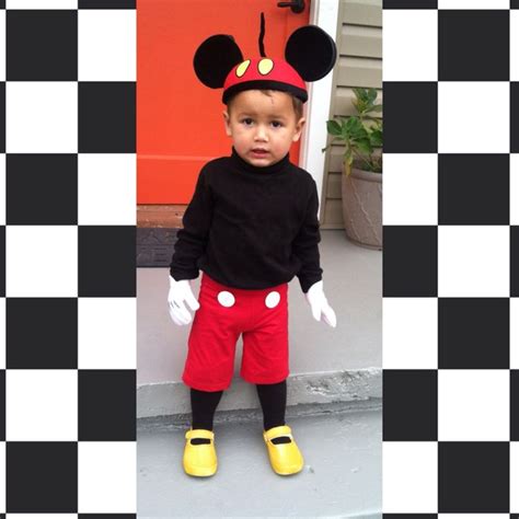 Toddler Mickey Mouse Diy Toddlerhalloween Toddler Boy Halloween