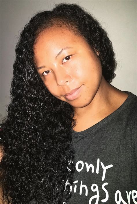 Avoid getting coconut oil on your forehead as it can block your pores, causing pimples. Curly hair pattern, with moisturizer and coconut oil after ...