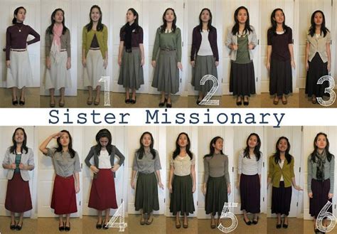 sister missionary wardrobe 18 outfits out of 6 skirts and more cutest missionary ever