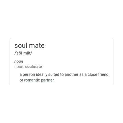 Definition Soulmate Text Sticker By Lil Yellowbean