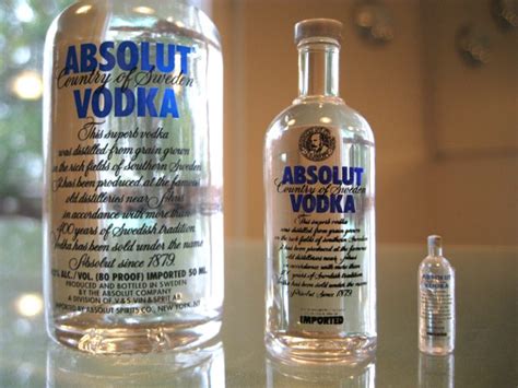Size Of Vodka Bottles Amulette