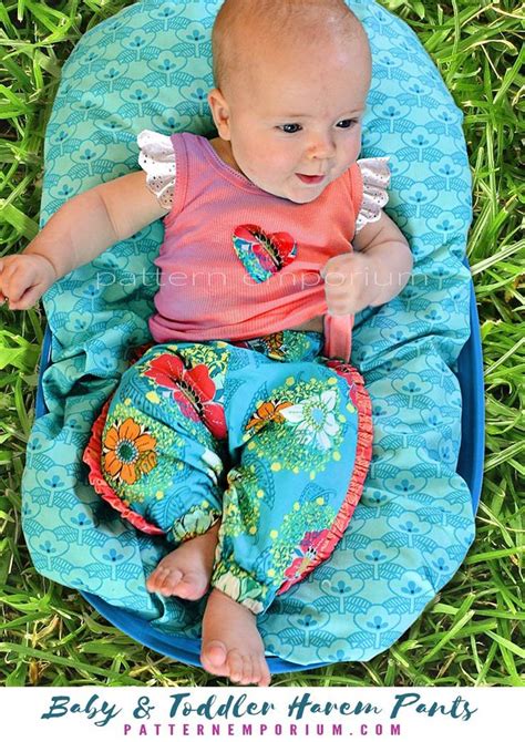 Modern Harem Pants For Babies And Toddlers Toddler Patterns Sewing