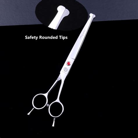 7 Safety Rounded Tips Micro Serrated Smaller Scissor For Face Ear Nose