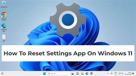 How To Reset Settings App On Windows 11 Youtube