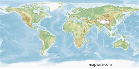 This is an outline printable blank world map with transparent ocean areas, light green land areas and dark green outline. Travel Planning | Human Nature Natural Health