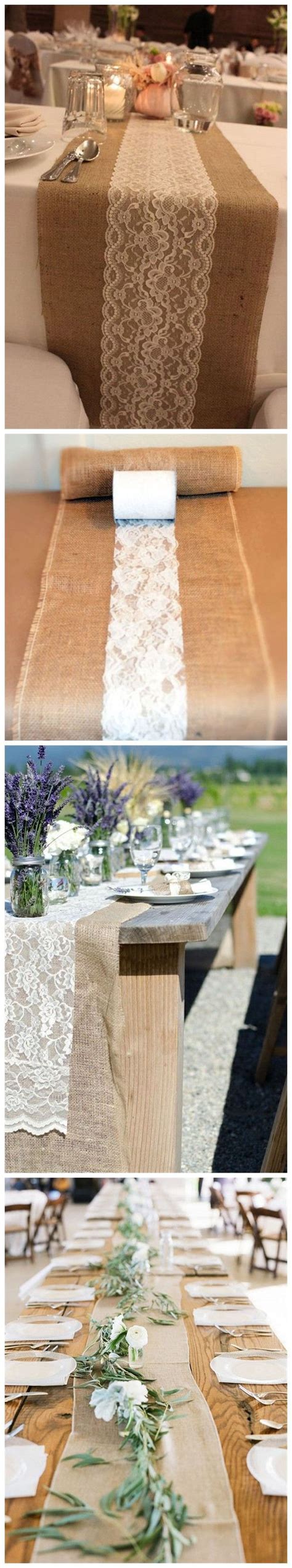 Diy Wedding Ideas 22 Rustic Burlap Wedding Table Runner Ideas You
