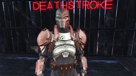 Fallout 4 Mods Dc Legends Deathstroke Legendary Armor And Knightmare