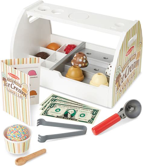 Melissa And Doug Wooden Scoop And Serve Ice Cream Counter The Good Toy Group