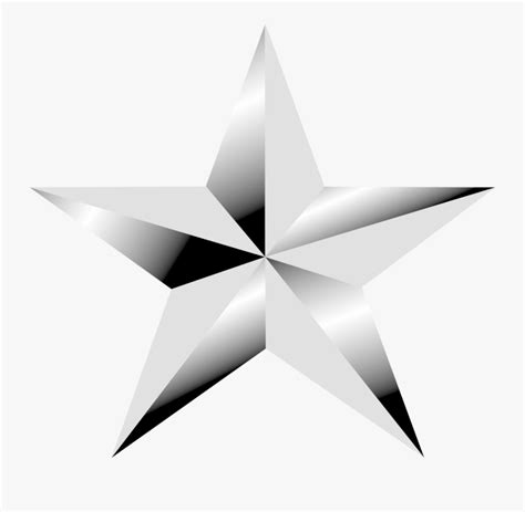Silver Star Png Image Silver Star Png Free Transparent Clipart