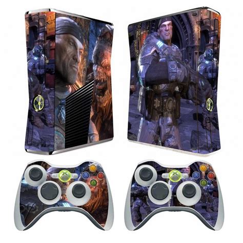 Gears Of War 026 Vinyl Skin Sticker Protector For Microsoft Xbox 360