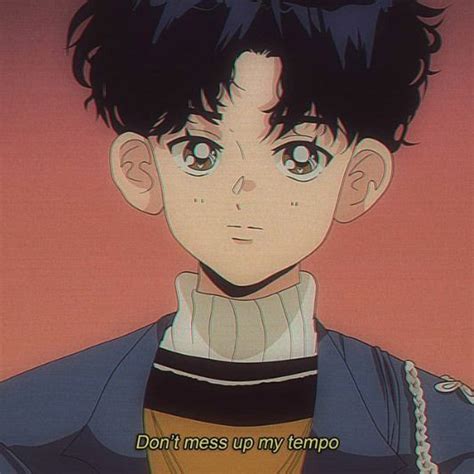 Aesthetic 90s Anime Boy