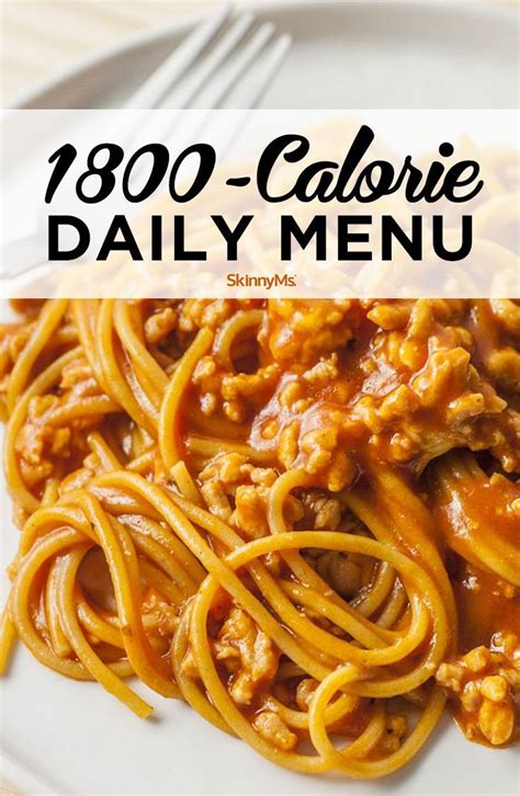 This Nutrient Dense And Healthy 1800 Calorie Daily Menu Is Filled With Delicious Food That’s
