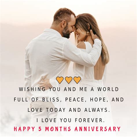 50 Best 5 Months Anniversary Wishes In May 2024