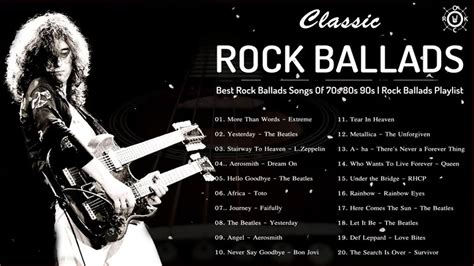 best classic rock ballads songs of 70s 80s 90s ｜ rock ballads playlist youtube
