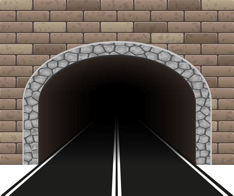 Automobile Tunnel Vector Illustration 489611 Vector Art At Vecteezy