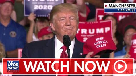 Watch Trump Shows Off Red Cap With Updated Campaign Slogan During Rally Fox News