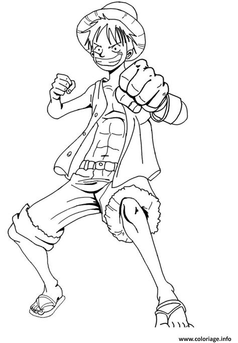 Coloriage Luffy 2 Onepiece Excite