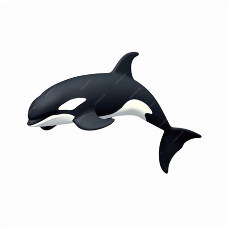 Premium Ai Image Orca Marine Mammal Isolated On White